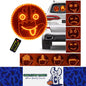 Car LED Gesture Light Remote Control Finger Face Rear Window Expression Lamp