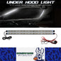 2 in 1 Car LED Under Hood Work Light 12V 2 x 38.5CM Strip for Inspection Repair
