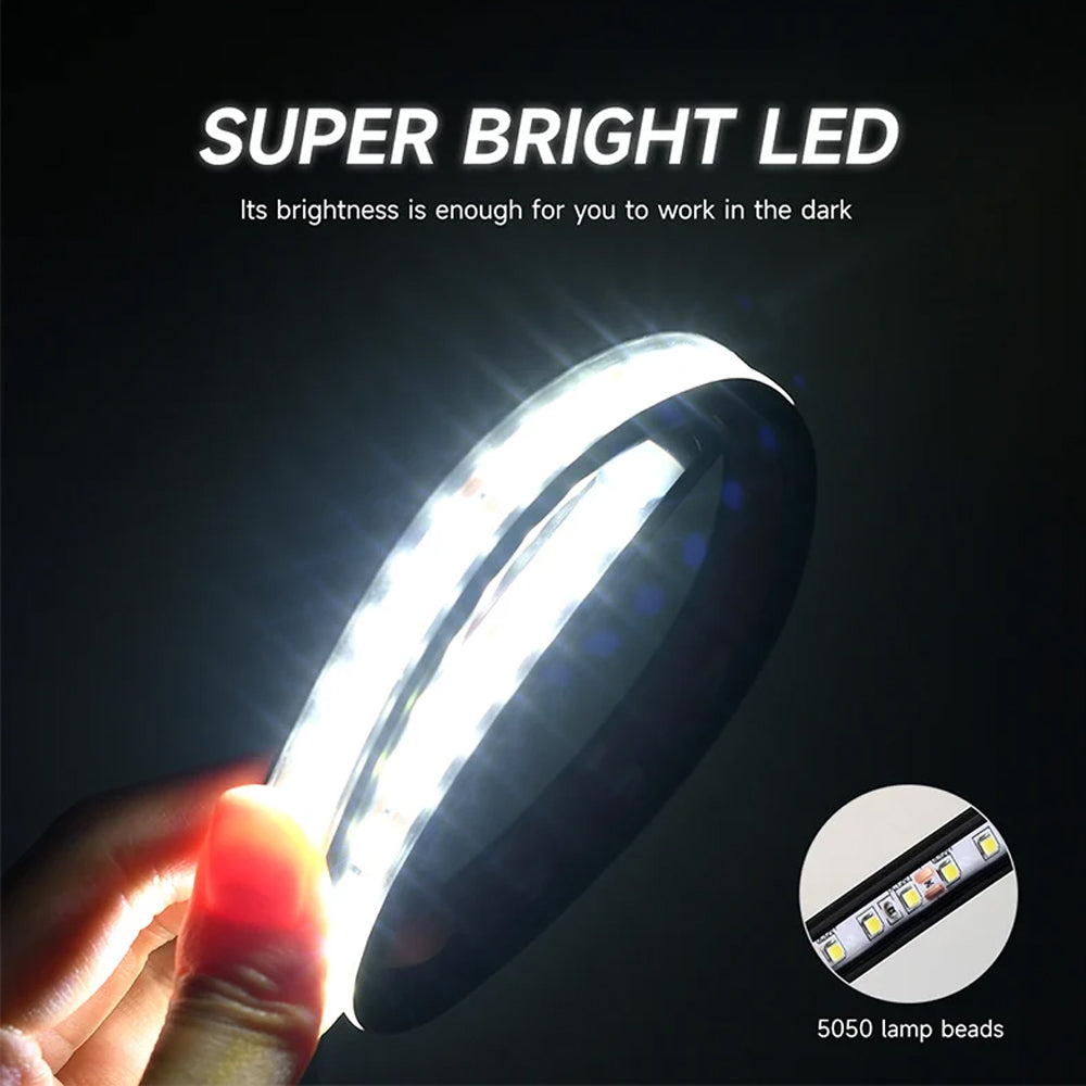 2 in 1 Car LED Under Hood Work Light 12V 2 x 38.5CM Strip for Inspection Repair