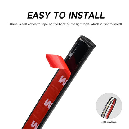2 in 1 Car LED Under Hood Work Light 12V 2 x 38.5CM Strip for Inspection Repair