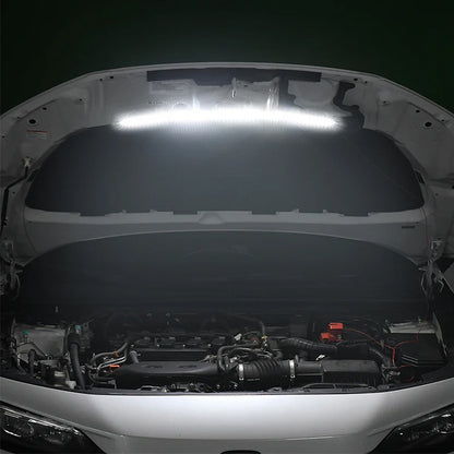 2 in 1 Car LED Under Hood Work Light 12V 2 x 38.5CM Strip for Inspection Repair