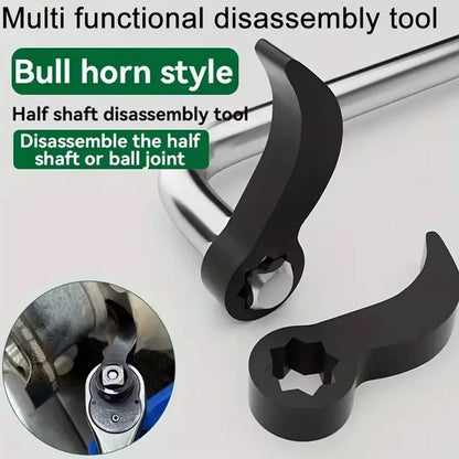 1 Set Car Lower Control Arm Prying Tool and Pry Bar Wrenches for 12.7mm Ratchet