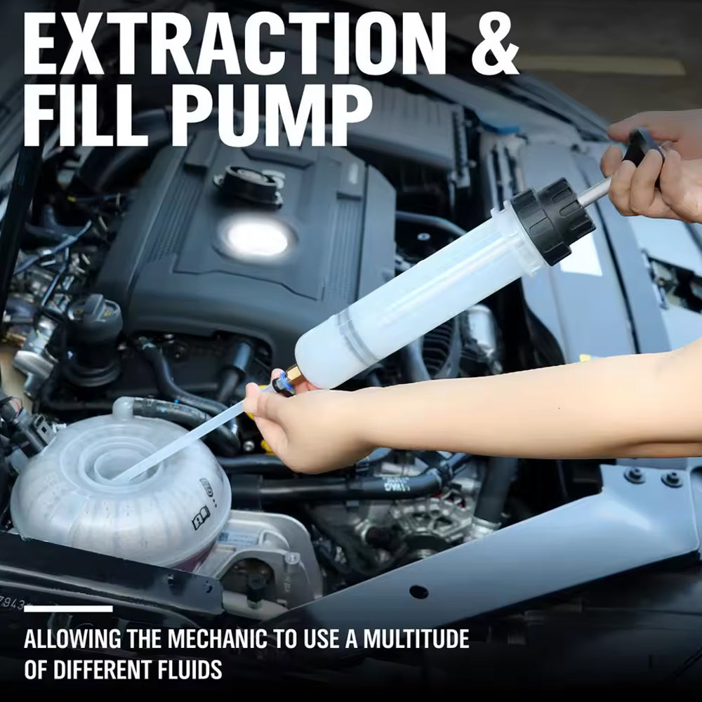 200ml Car Oil Fluid Extractor Pump Manual Brake Fluid Syringe Extractor Pump