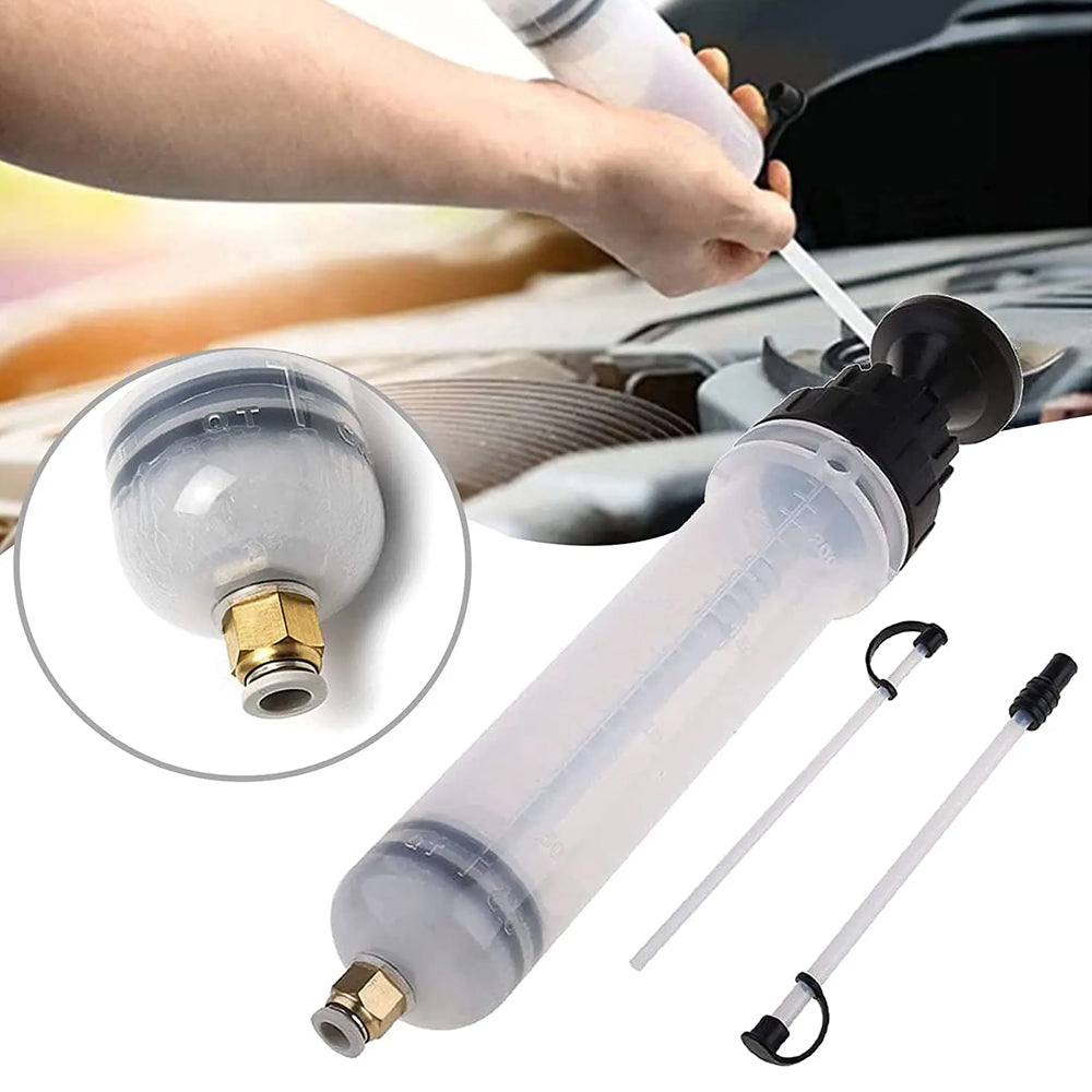 500ml Car Oil Fluid Extractor Pump Manual Brake Fluid Syringe Extractor Pump