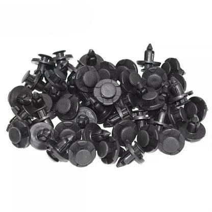 100pcs 8mm Car Push Retainers Clip Bumper Trim Fender Fastener Rivet for Nissan