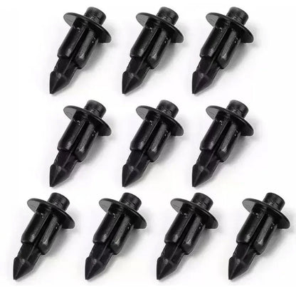 100pcs 6mm Car Push Retainers Clip Bumper Trim Fender Fastener Rivet for Honda