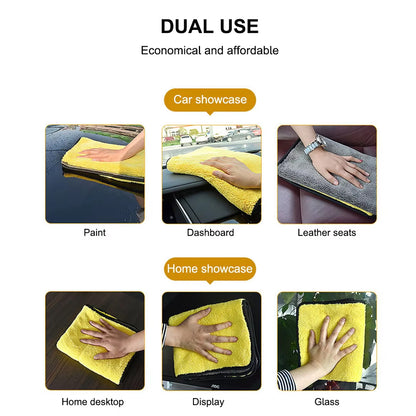 50x100cm Car Washing Towel 400GSM Microfiber Clean Towel Cloth Car Drying Towel