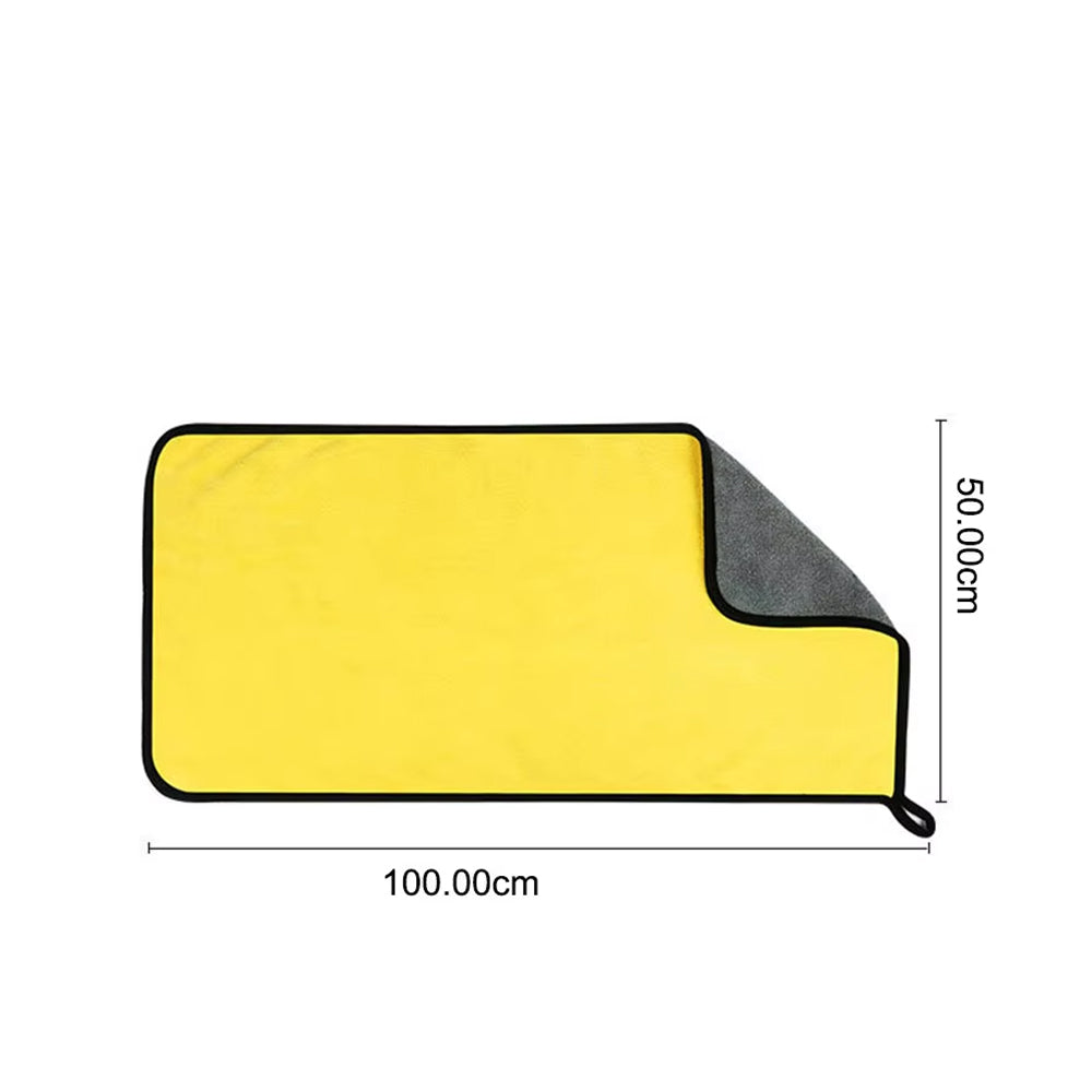 50x100cm Car Washing Towel 400GSM Microfiber Clean Towel Cloth Car Drying Towel