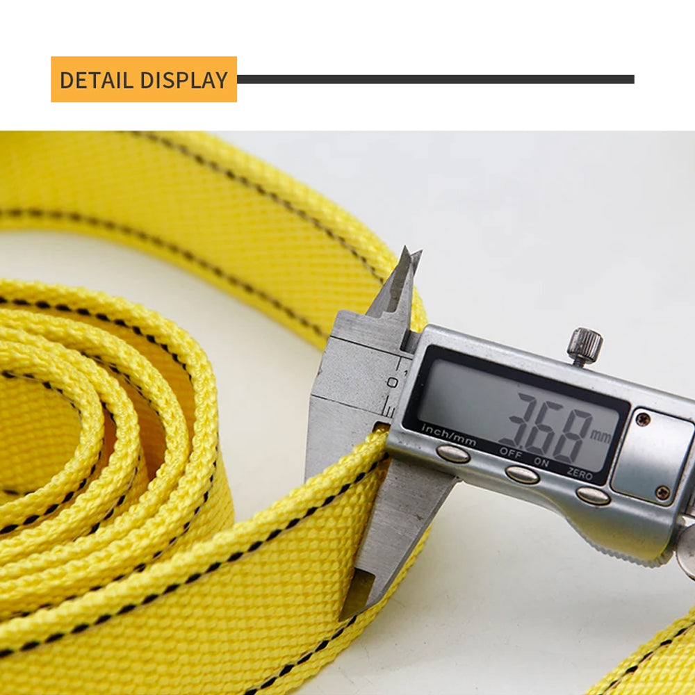 5 Ton 5M Car Trailer Tow Rope with U Hook Recovery Rope Heavy Duty Tow Strap