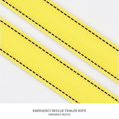 5 Ton 4M Car Trailer Tow Rope with U Hook Recovery Rope Heavy Duty Tow Strap