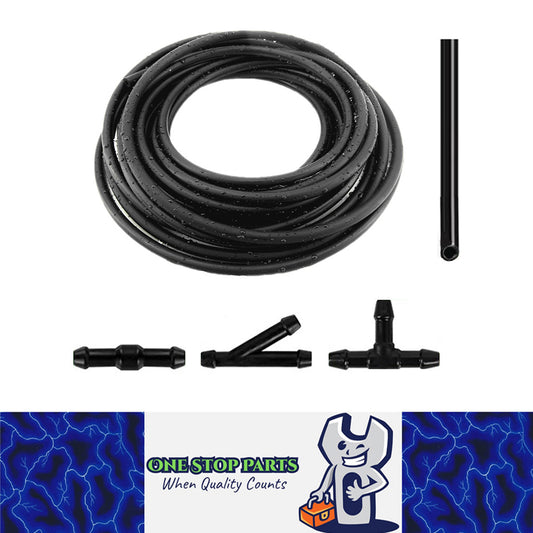 Windscreen Washer Auto Shop Repair Kit 5m Hose Joiners T Pieces Splitters