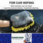 Car Wash Glove Microfiber Chenille Glove Car Cleaning Brush Double-faced Glove