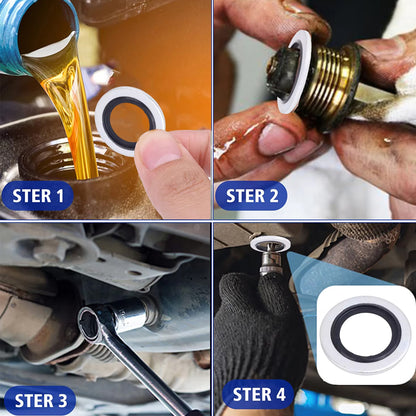 10 x M16 Car Oil Pan Drain Gasket Oil Drain Plug Gasket Washer Sealing O Ring