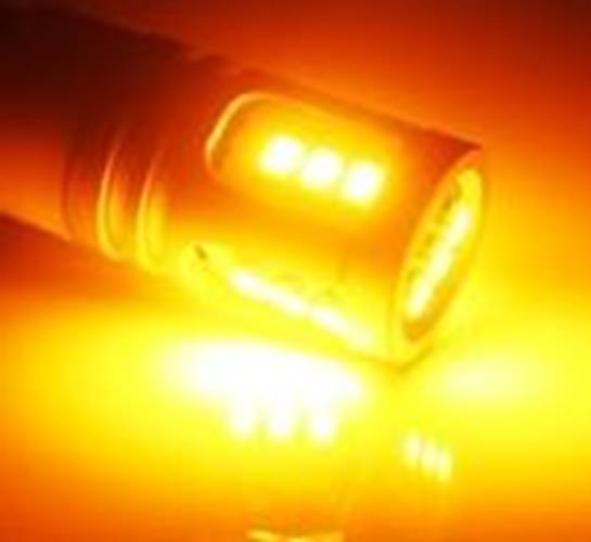 10 x Yellow BAX9S 10-30v 15smd error free, Canbus non polarity Yellow (10pcs)