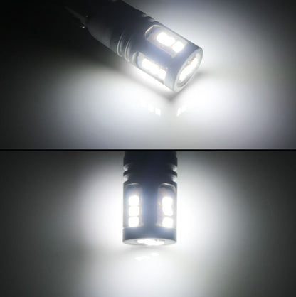 10 x Cool White BAX9S 10-30v 15smd error free, Canbus non polarity White (10pcs)