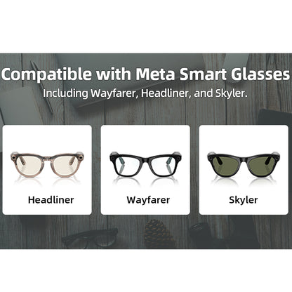 1.2M USB C Charging Cable for RayBan META Smart Glasses Wayfarer Skyler Headline
