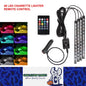 LED RGB Ambient Light Remote Atmosphere Strip Lamp with Cigarette Lighter Plug