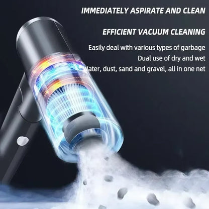 Wireless Car Vacuum Cleaner Portable 120W Durable Car and Home Vacuum Cleaner