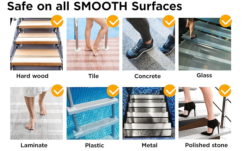 Non Slip Tape 50mm Wide x 5 Meter Roll Transparent Safety Anti Slip Tape 5M