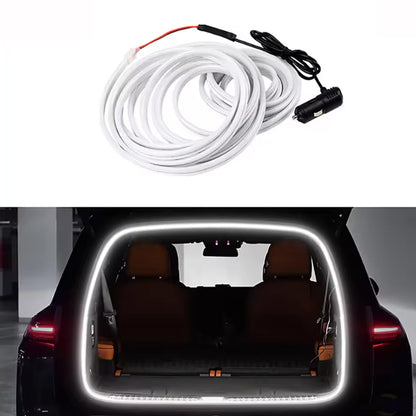5M LED Car Trunk Light Cold White Flexible LED Strip Light Magnetic Induction