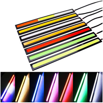 10 x 17CM Red LED DRL Daytime Running Light Decorative Aluminum 12V Strip Lamp