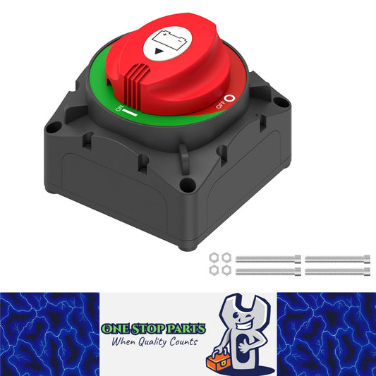 600A Battery Disconnect Switch 12V-48V RV Car Boat Marine Battery Cut Off Switch