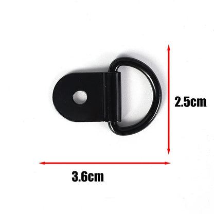 10pcs D Ring Cargo Tie Down Anchors V Ring Bolt On Tie Down Points Truck Trailer
