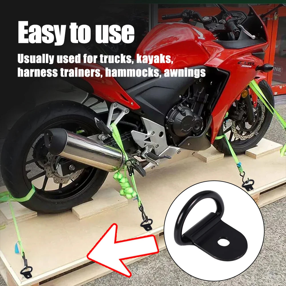 20pcs D Ring Cargo Tie Down Anchors V Ring Bolt On Tie Down Points Truck Trailer