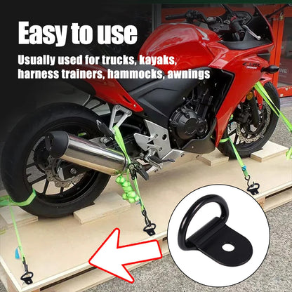 20pcs D Ring Cargo Tie Down Anchors V Ring Bolt On Tie Down Points Truck Trailer