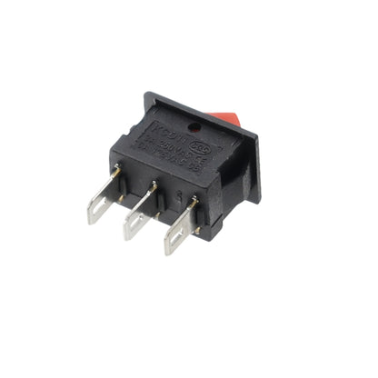 5 x Red Rocker Switches 10x15mm ON/OFF 3 Pin SPST Panel Mini Rocker Switches