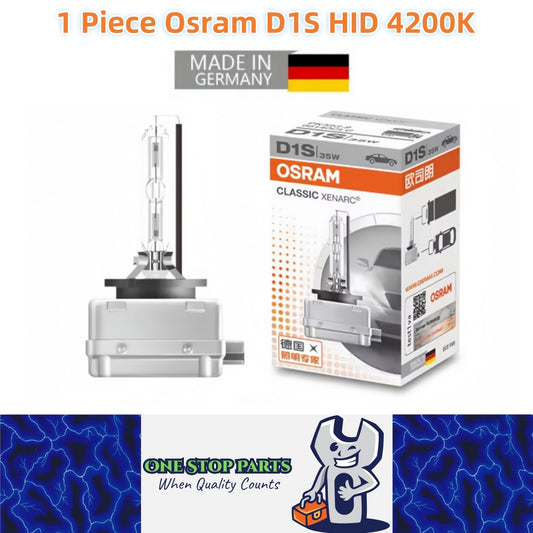 1 x OSRAM D1S HID Xenon Globe 4200K Headlight Original Osram D1S HID Bulb
