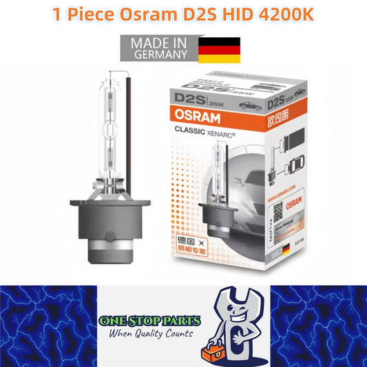 1 x OSRAM D2S HID Xenon Globe 4200K Headlight Original Osram D2S HID Bulb