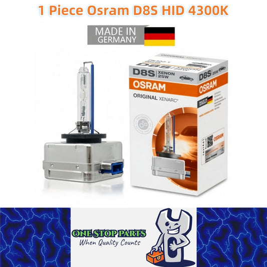 1 x OSRAM D8S HID Xenon Globe 4300K Headlight Original Osram D8S HID Bulb