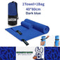 Dark Blue Quick-Drying Sports Towel 40x80CM Swimming Gym Camping Beach Towel