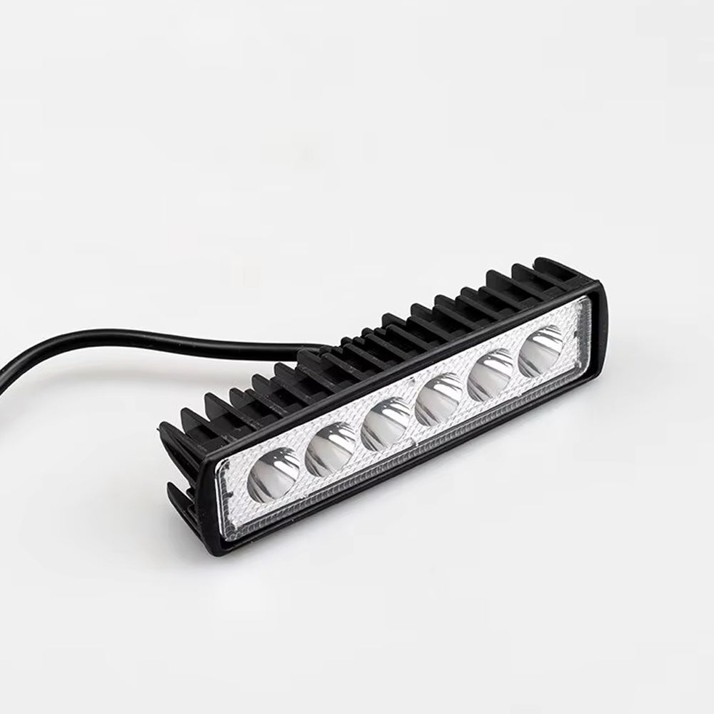 2 x 12V LED Daytime Running Light 6LED Flood Beam 4WD SUV Daytime Running Light