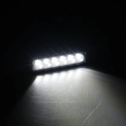 12V LED Daytime Running Light 6LED Flood Beam Car 4WD SUV Daytime Running Light
