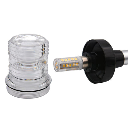 12v-24v 153mm 360 Degree Boat Navigation White LED Light All Round LED Light 1pc