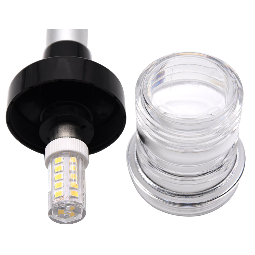 12v-24v 153mm 360 Degree Boat Navigation White LED Light All Round LED Light 1pc