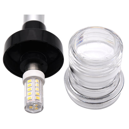12v-24v 153mm 360 Degree Boat Navigation White LED Light All Round LED Light 1pc