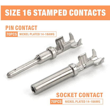 188pcs Deutsch DT Series Connector Assortment 2/3/4/6/8/12 pin 2 Pair each