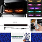 Devil's Eye Truck Windshield Flexible LED Sign Board Remote Control 120x16.6cm