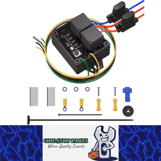 Digital Radiator Fan Controller #0444 Electric Thermatic Fan 12V-24V 40°C-110°C