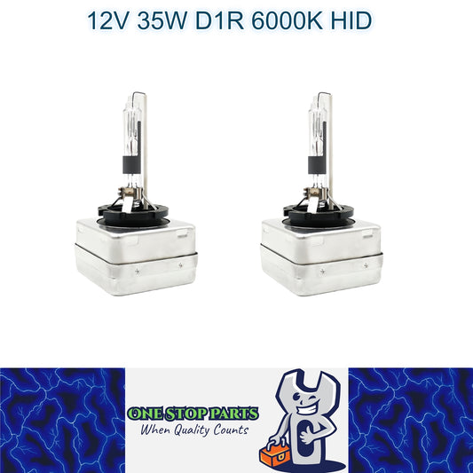 Pair 12v 35w D1R 6000K HID Globes with Ballast attached 6000k Colour D1R HID 2pc