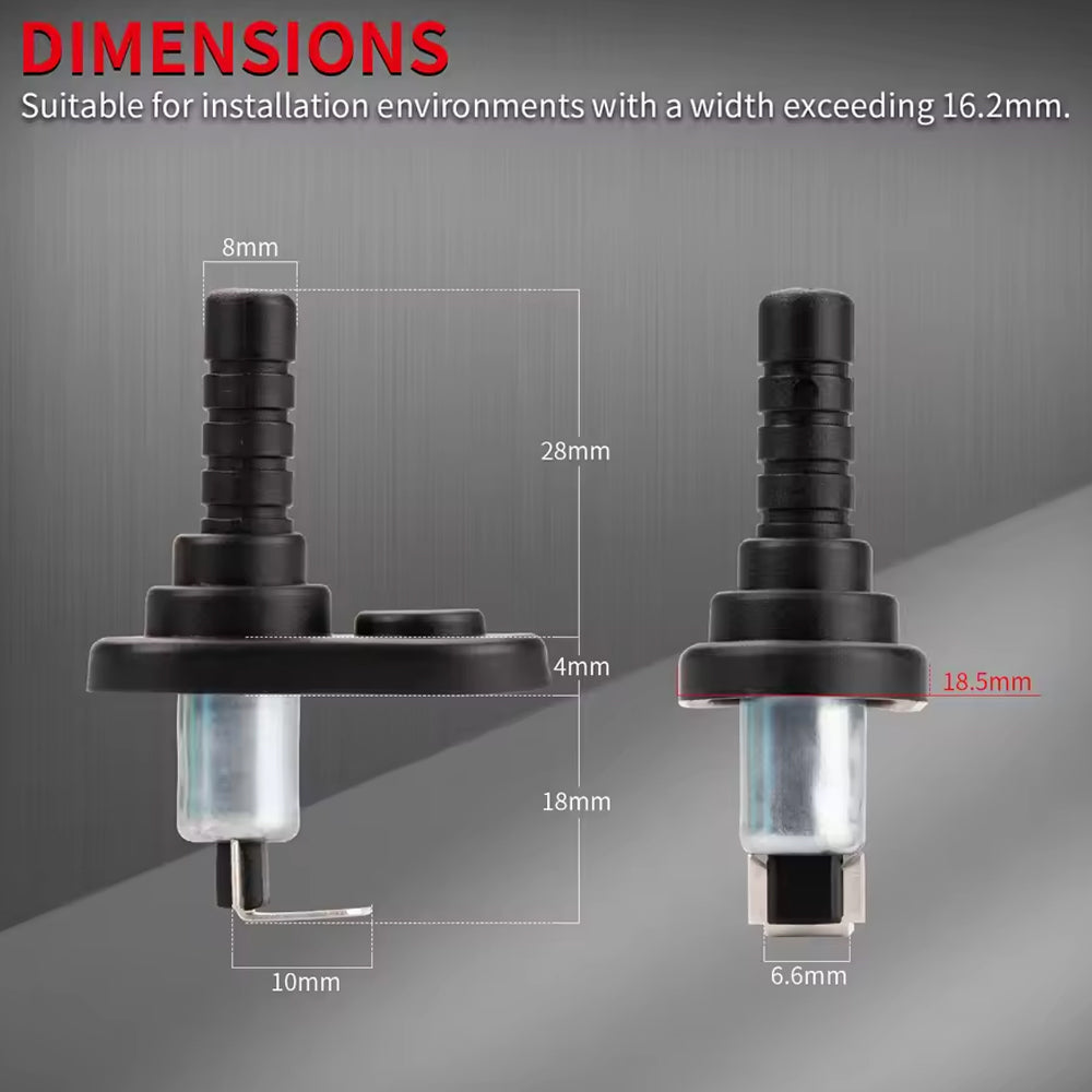 5pcs Door Pin Switch Car Hood Jamb Adjustable Momentary On/Off 12V 20A for Car