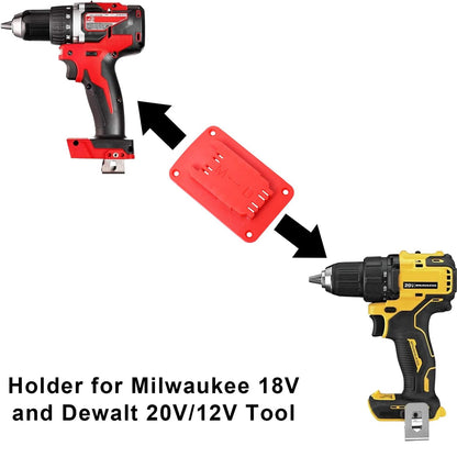 10 x Drill Tools Holder Hanger for Milwaukee M18 18V & Dewalt 20V 12V Power Tool