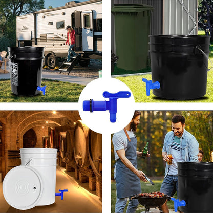 3/4" IBC Drum Tap Faucet NPT Adapter Valve for Water Tank Garden Hose Brew