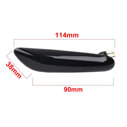 2x Dynamic LED Fender Light Side Marker Lamp fit for BMW 1 3 5 Serie X1 X3 X5
