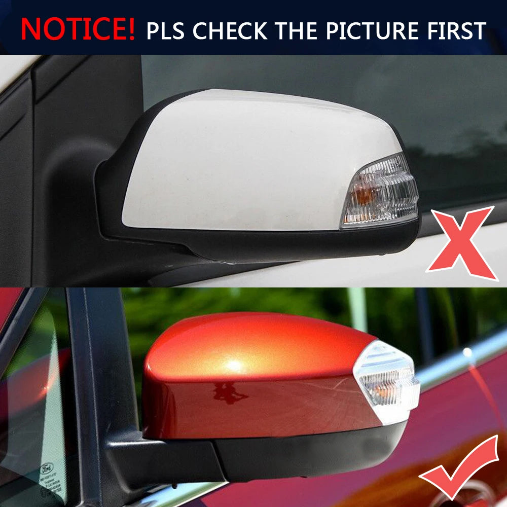2x Dynamic Turn Signal Light Led Rearview Mirror Light for Ford S-Max Kuga C-Max