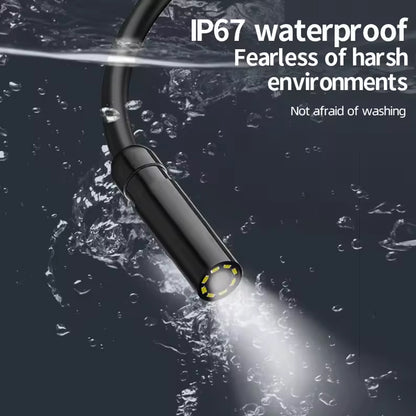 5m Dual Lens Endoscope Inspection Camera IP67 HD1080P with 4.3" IPS Screen