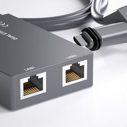 Starlink Ethernet Adapter for Starlink Gen 2 V2 Dish to Router and 2 RJ45 Ports